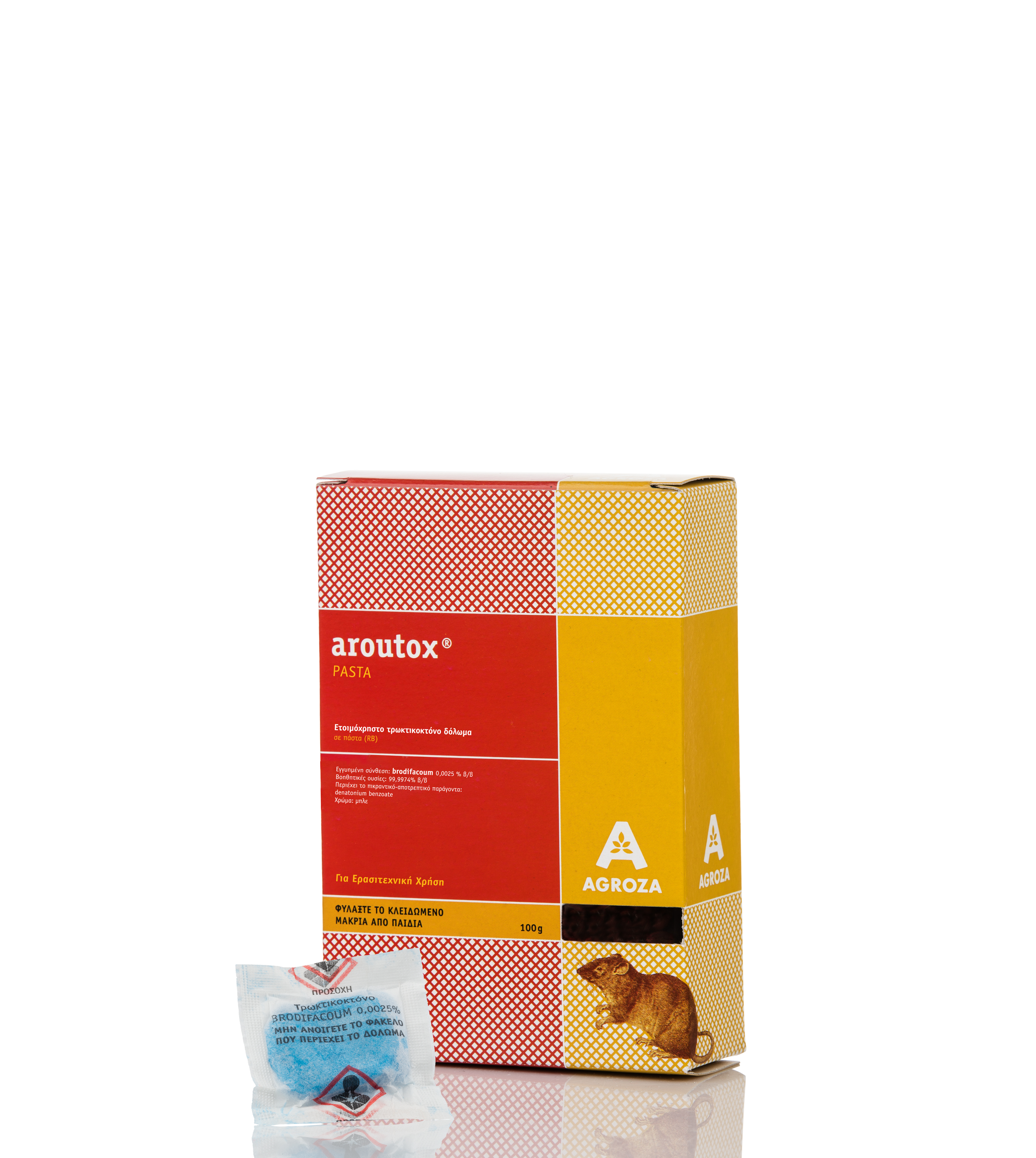 Ποντικοφάρμακα Aroutox pasta κουτί 100gr 6-X-106