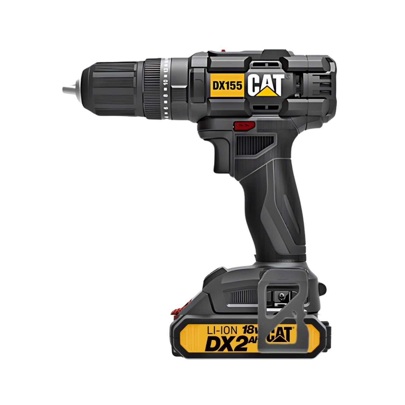CAT Set Δράπανο κρουστικό Li-Ion 18V 1x2Ah DX155.2