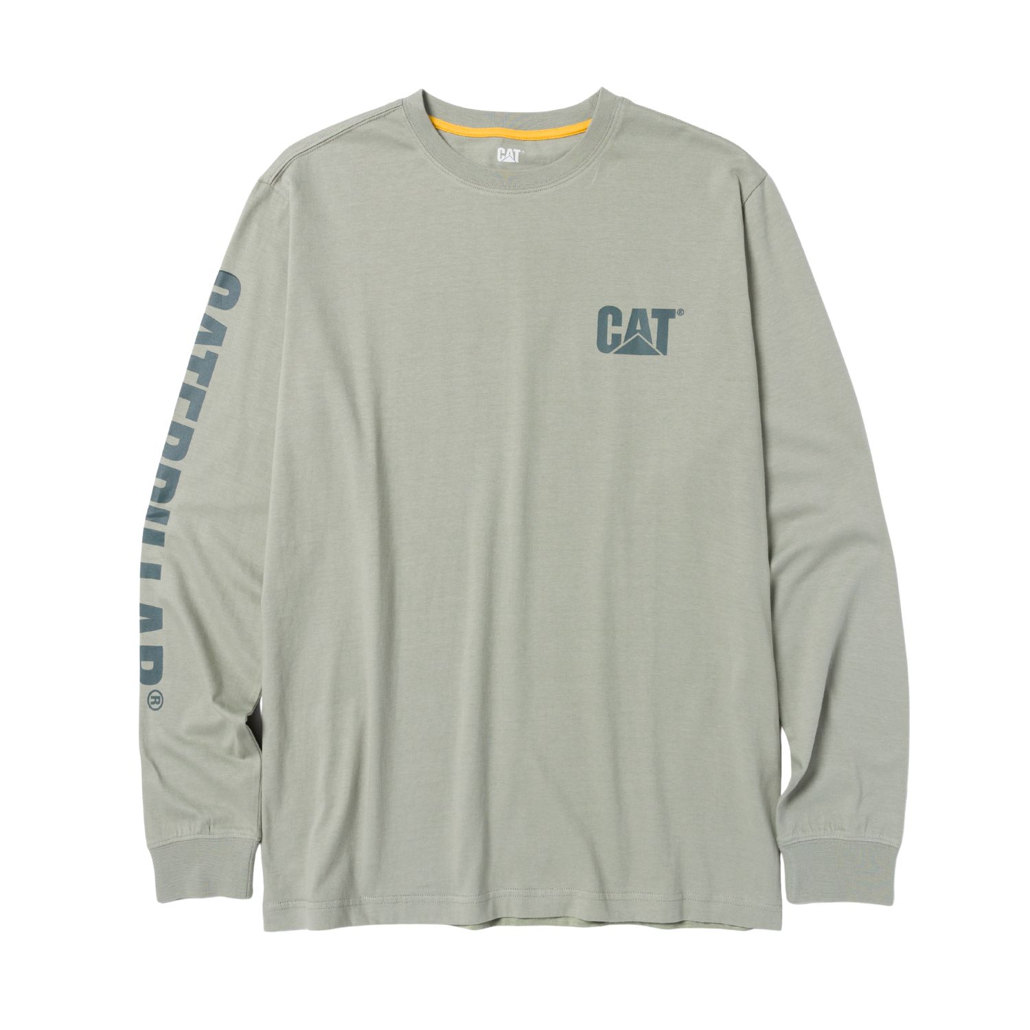 CAT Μπλουζάκι μακρυμάνικο trademark tee πράσινο 2XL 1510034-16-5808