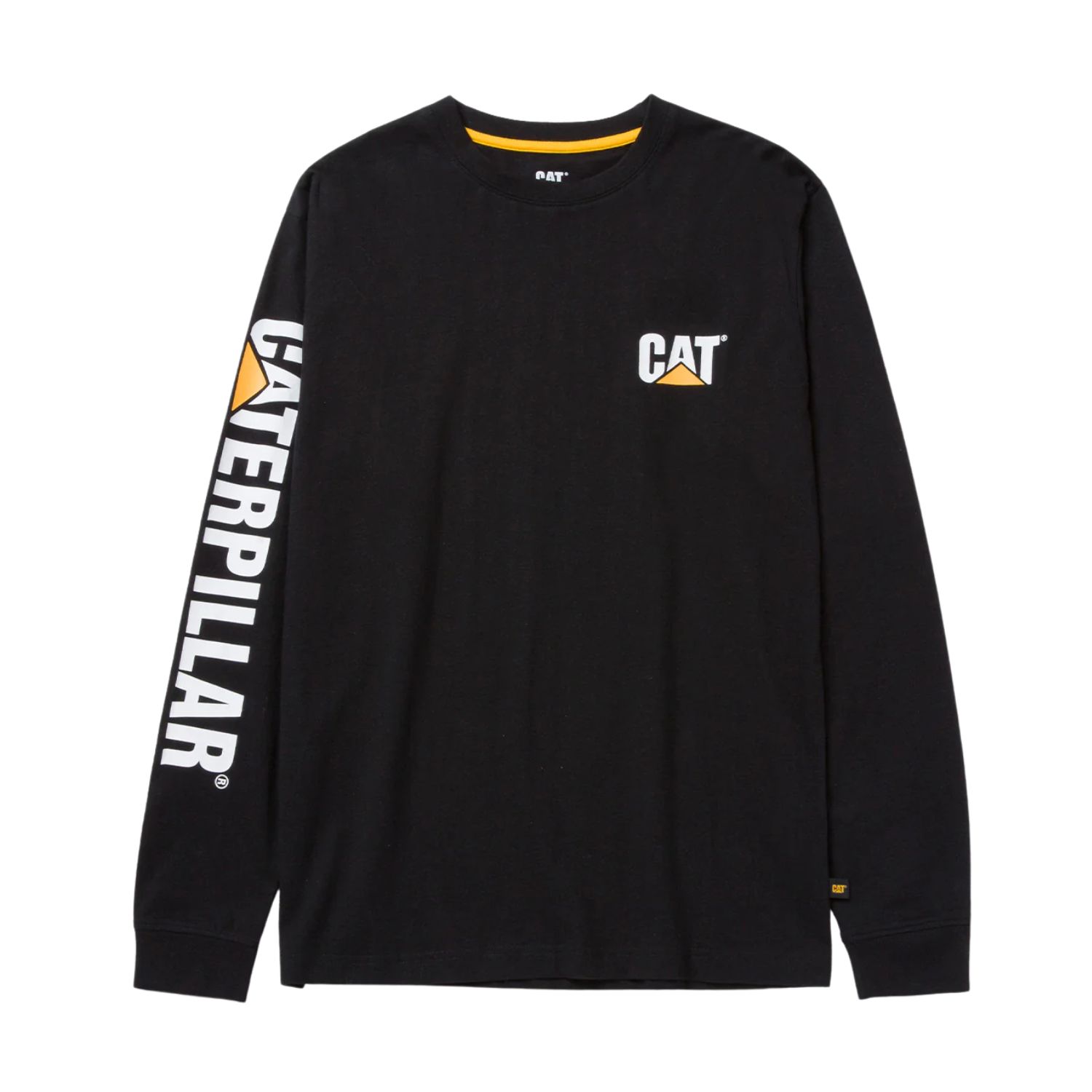 CAT Μπλουζάκι μακρυμάνικο trademark tee μαύρο S 1510034-016