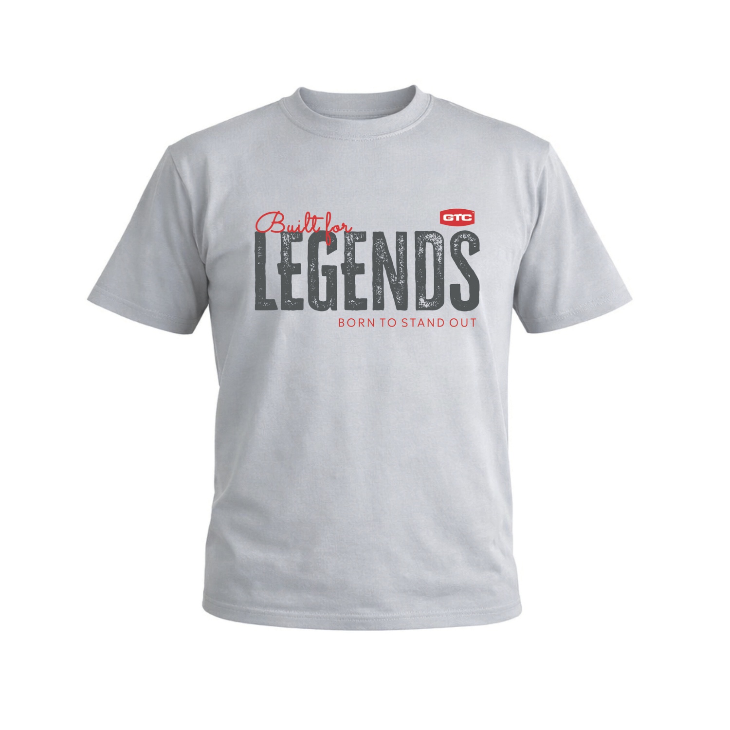 GTC Μπλουζάκι κοντομάνικο Legend γκρι S