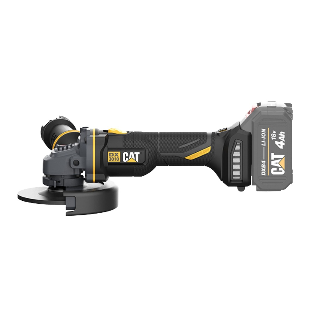 CAT Solo Γωνιακός τροχός 125mm ρυθμιζόμενος brushless 18V DX3010B
