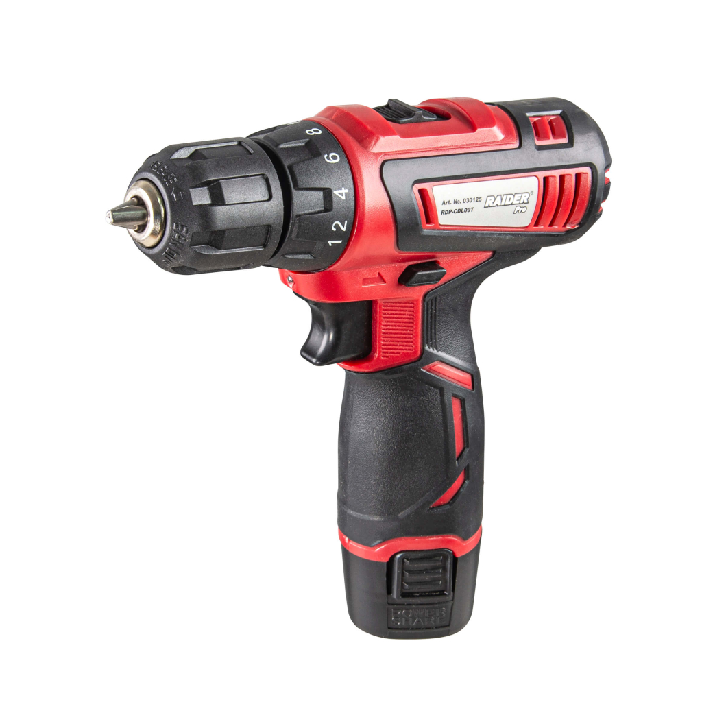 RAIDER Δραπανοκατσάβιδο 12V Li  RD-CDL09L 2 μπαταρίες 030125