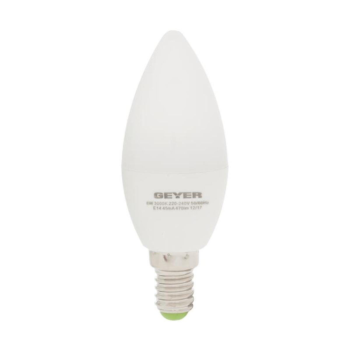 GEYER Λάμπα led κεράκι C35 E14 4.5W κίτρινο 470LM LCWE145E