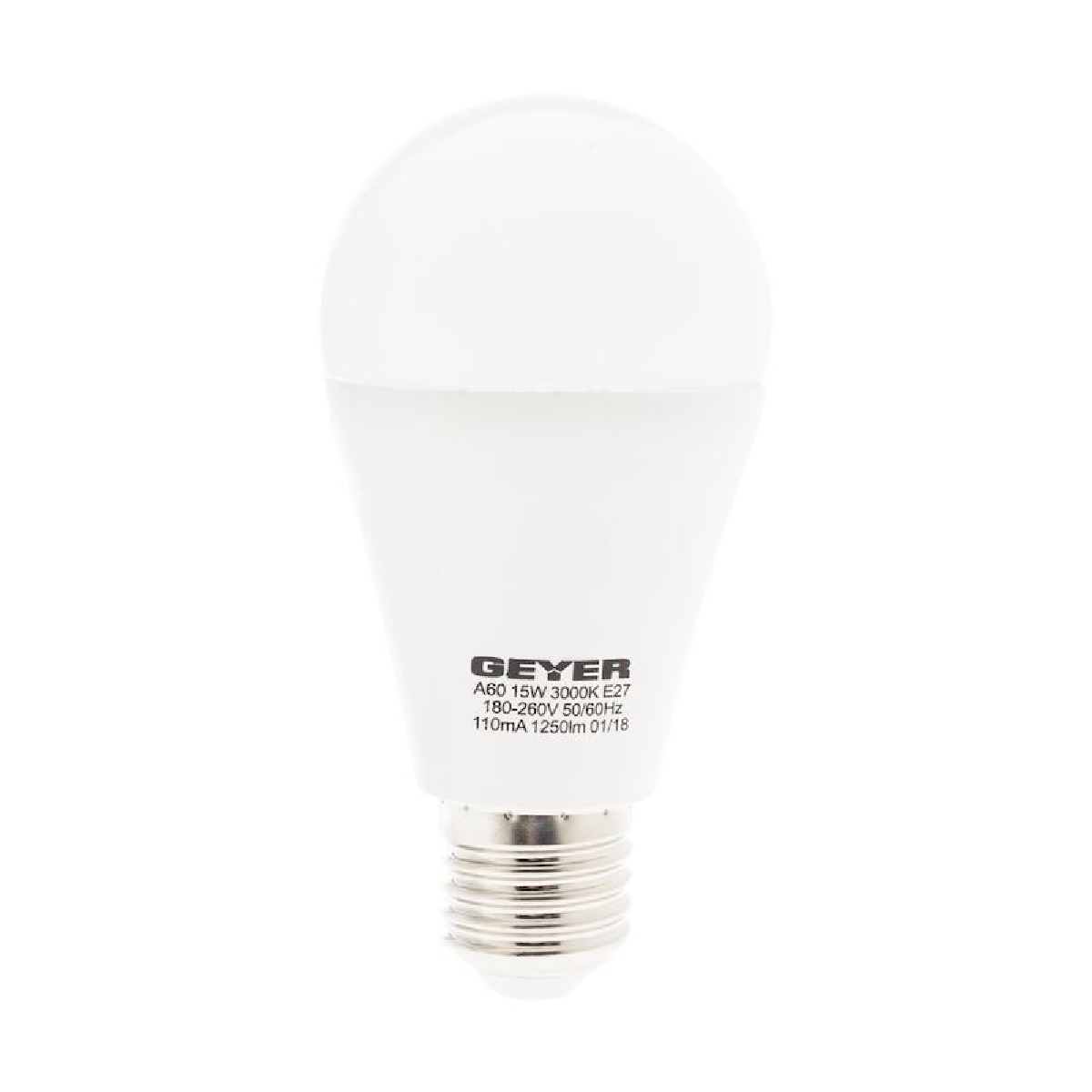 GEYER Λάμπα led Α60 E27 8W ψυχρό 806LM LADE279E