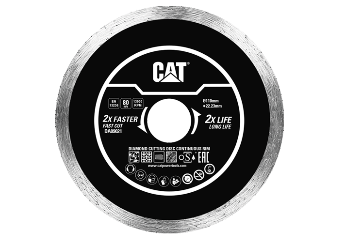 CAT Δίσκος κοπής διαμαντέ Continuous 110x22,23x1.6mm DA09021