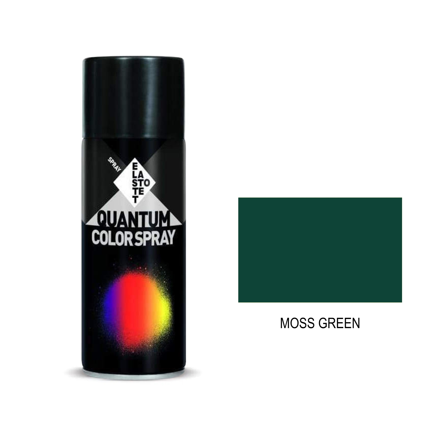 Σπρέι πράσινο σκούρο "moss green" Quantum RAL 6005 - 400ml