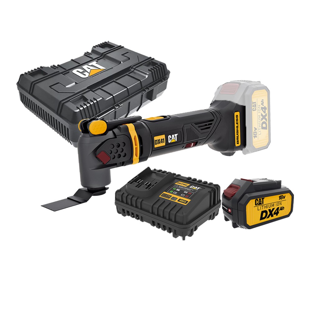 CAT Combo-11 Πολυεργαλείο DX41B + κασετίνα -50% + δώρο μπαταρία 4.0ah DXB4 + δώρο φορτιστή DXC4