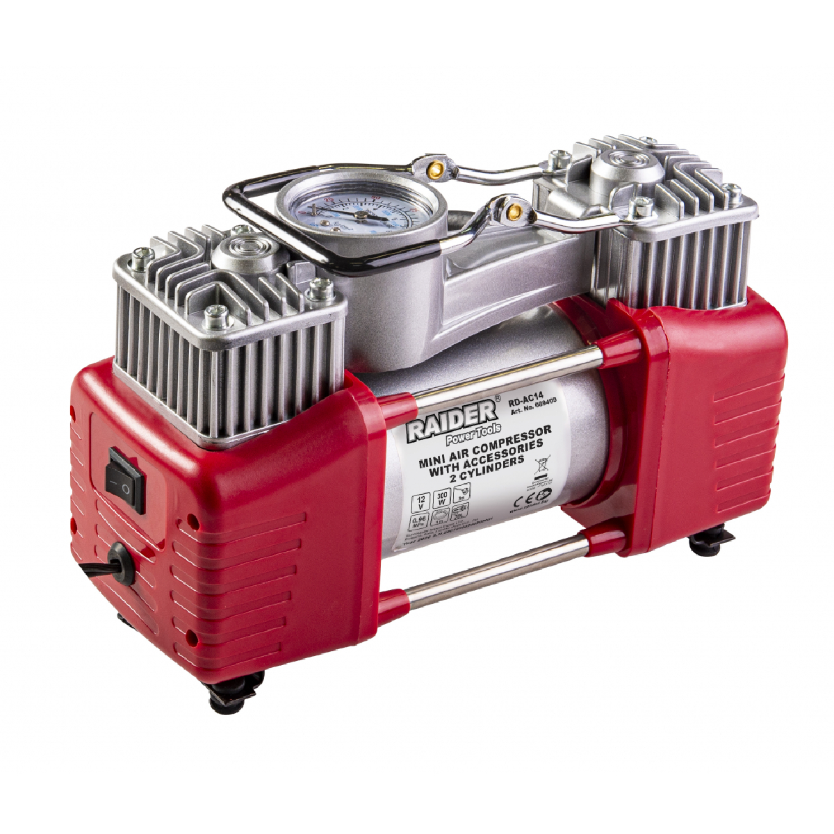RAIDER Κομπρεσέρ αέρος αυτοκινήτου RD-AC14 12V 089409