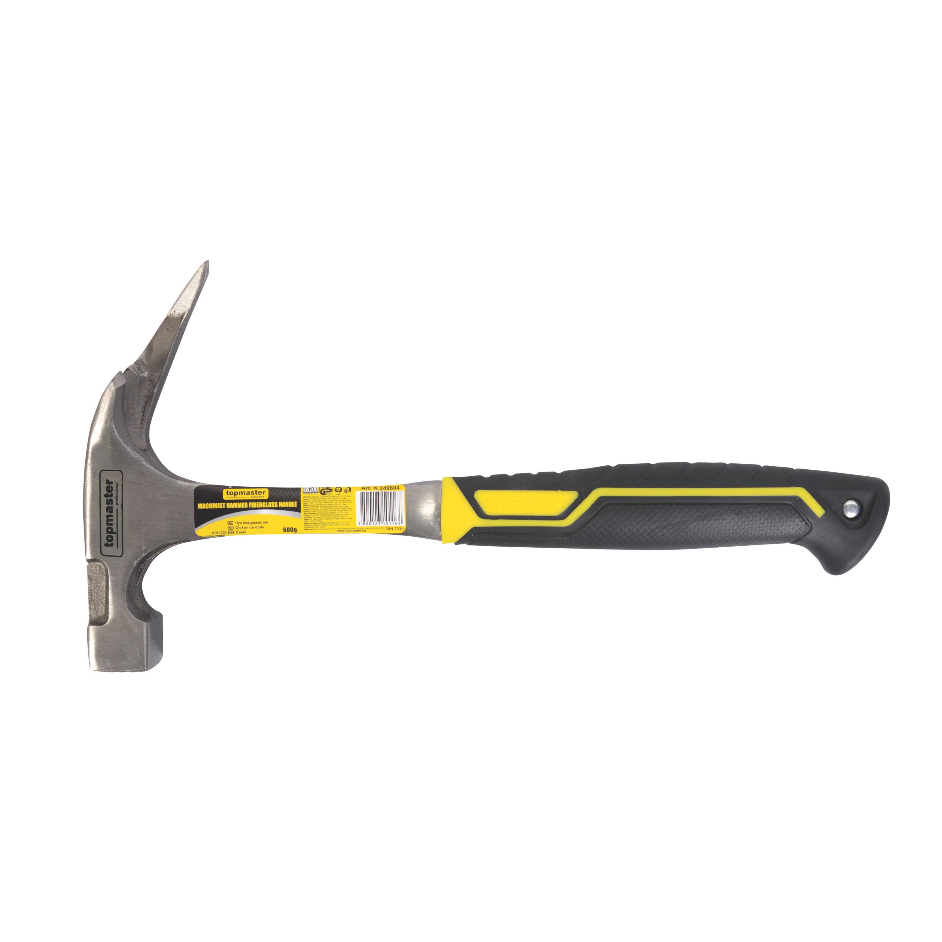 TOP MASTER Σφυρί δίχαλο μισό μαγνητικό 600gr 249804