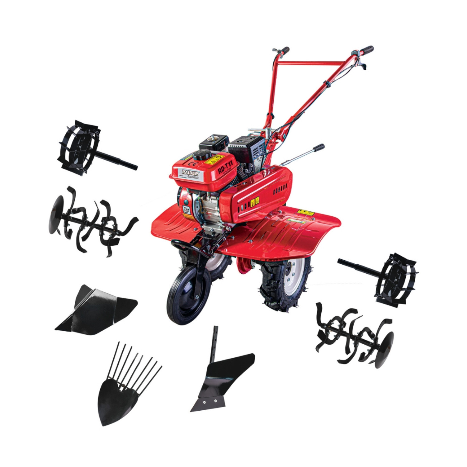RAIDER Σκαπτική φρέζα 7.0hp με εξαρτήματα RD-T11 076908