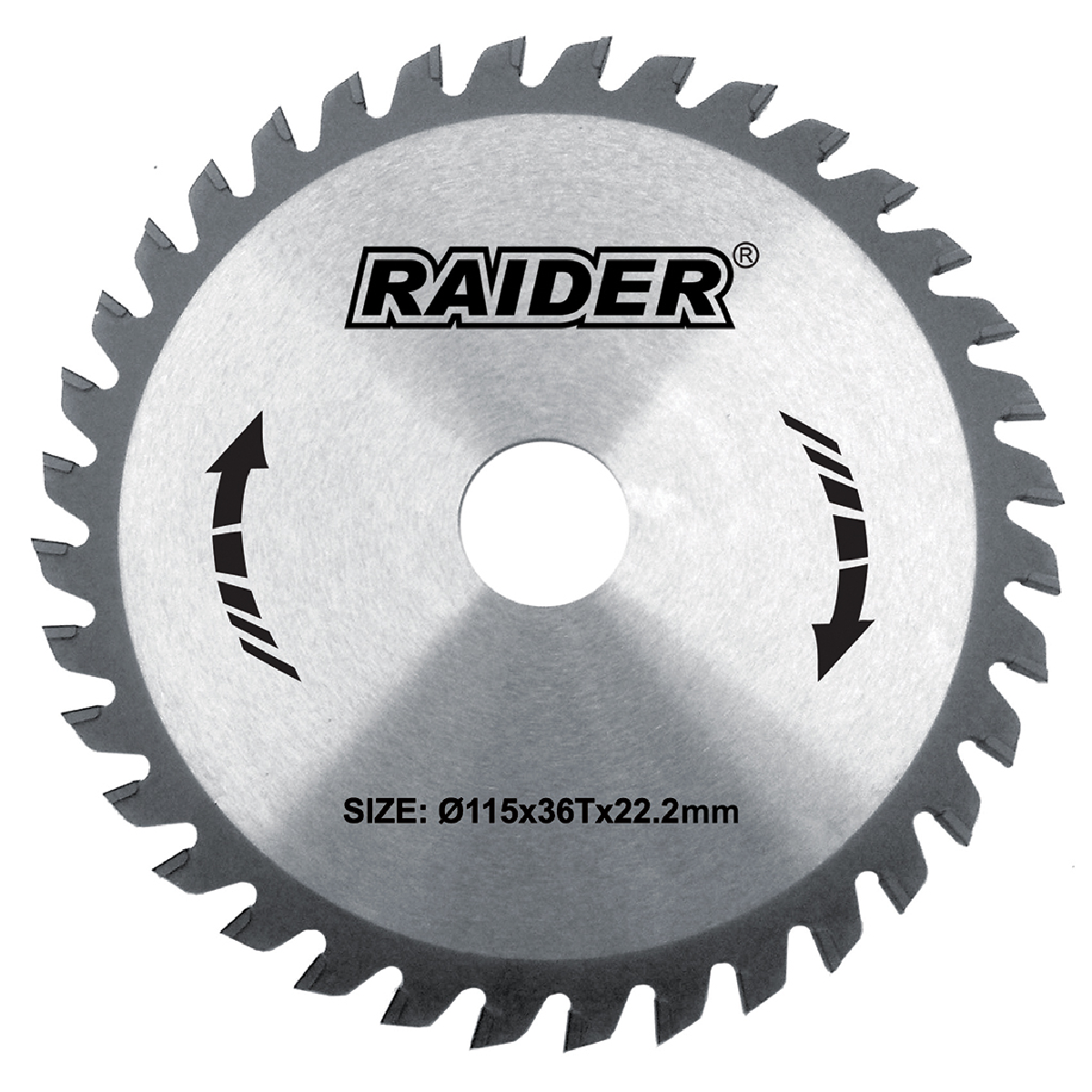 RAIDER Δίσκος κοπής ξύλου Φ20/Φ165/24Δόντια 163143