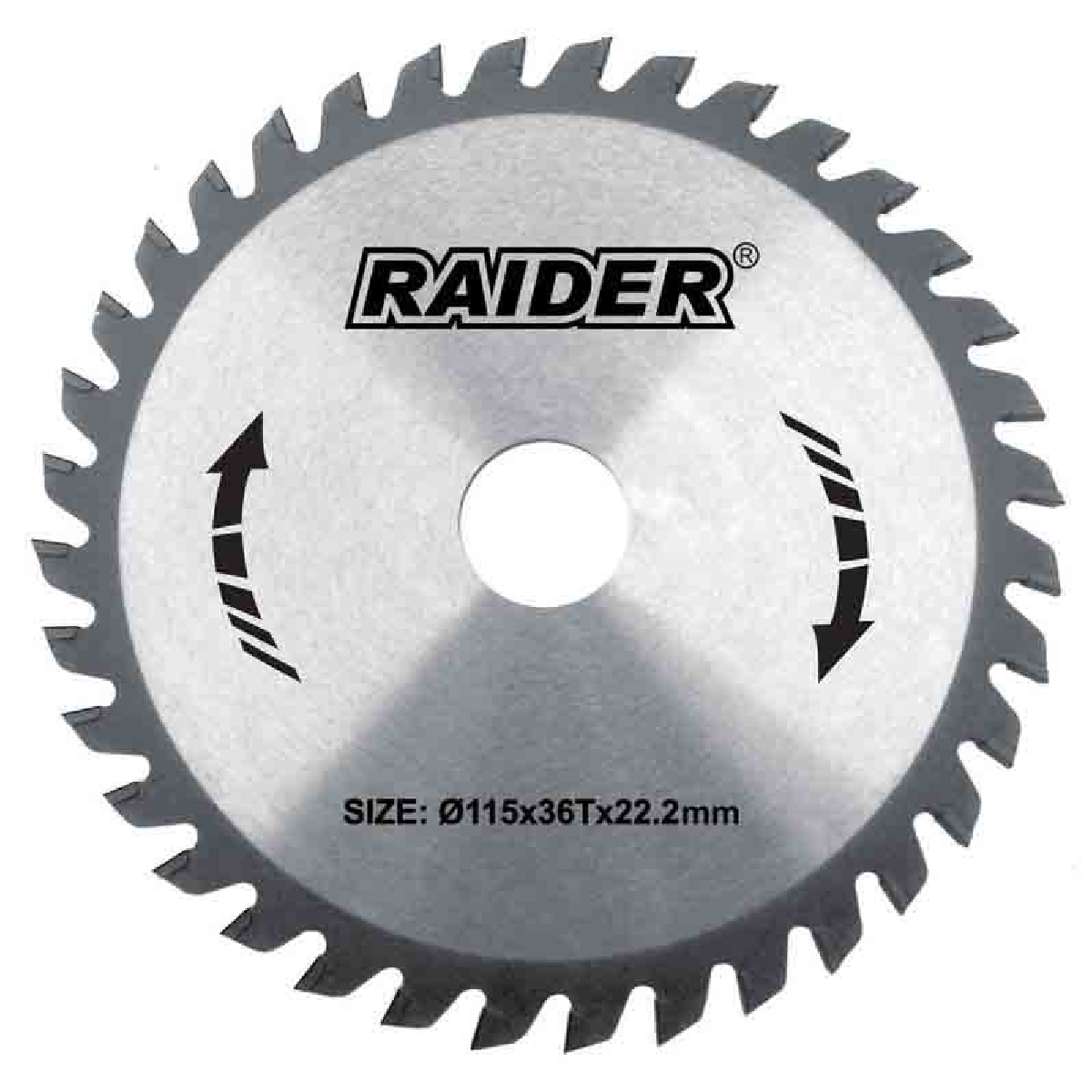 RAIDER Δίσκος κοπής ξύλου Φ25,4/Φ190/40Δόντια 163129