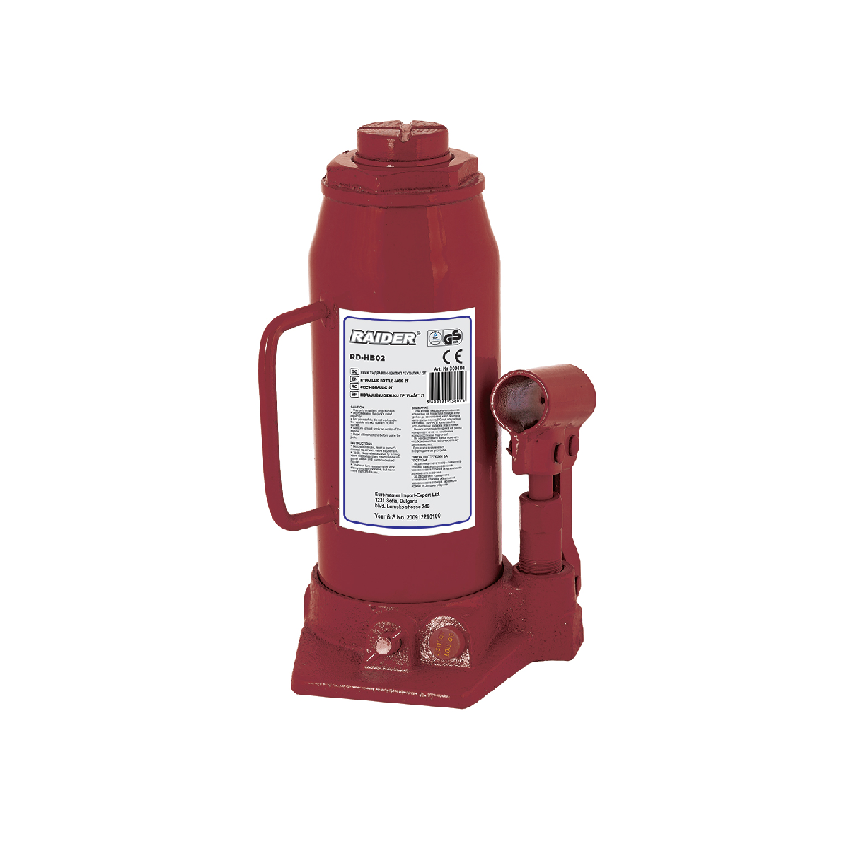 RAIDER Γρύλος υδραυλικός RD-HB04 4T 300103